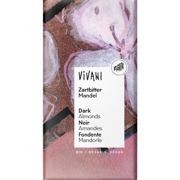 VIVANI CHOCOLATE NEGRO CON ALMENDRAS